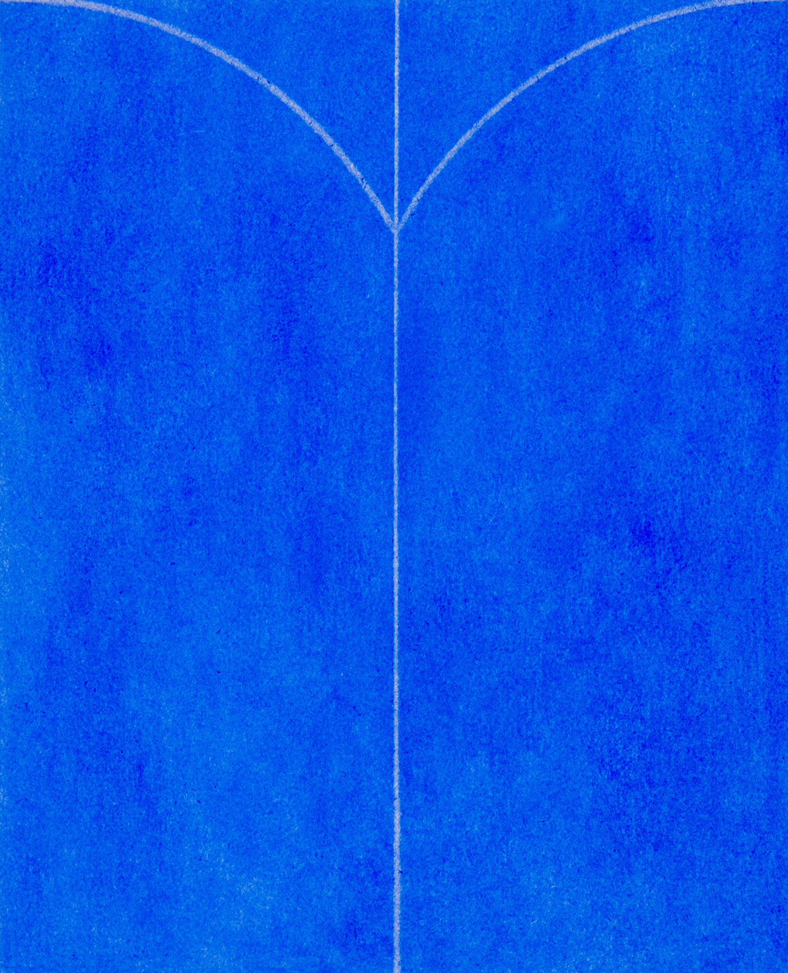 Kenneth Dingwall, Serenity, 1996, chalk on paper, 28cm x 23cm