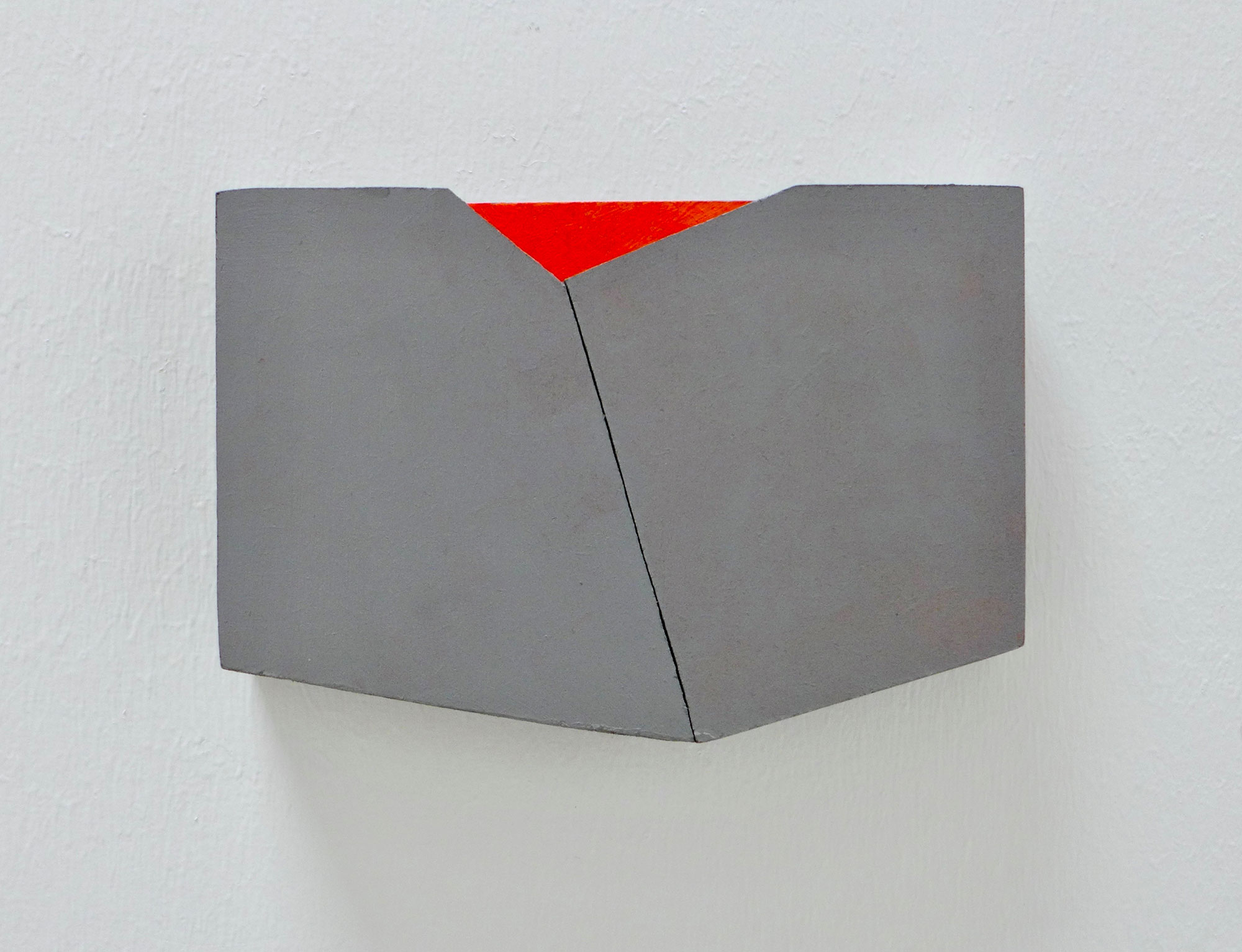 Kenneth Dingwall, Small Accord, 2012, casein & acrylic on mdf, 10 x 14.5 x 2.5cm