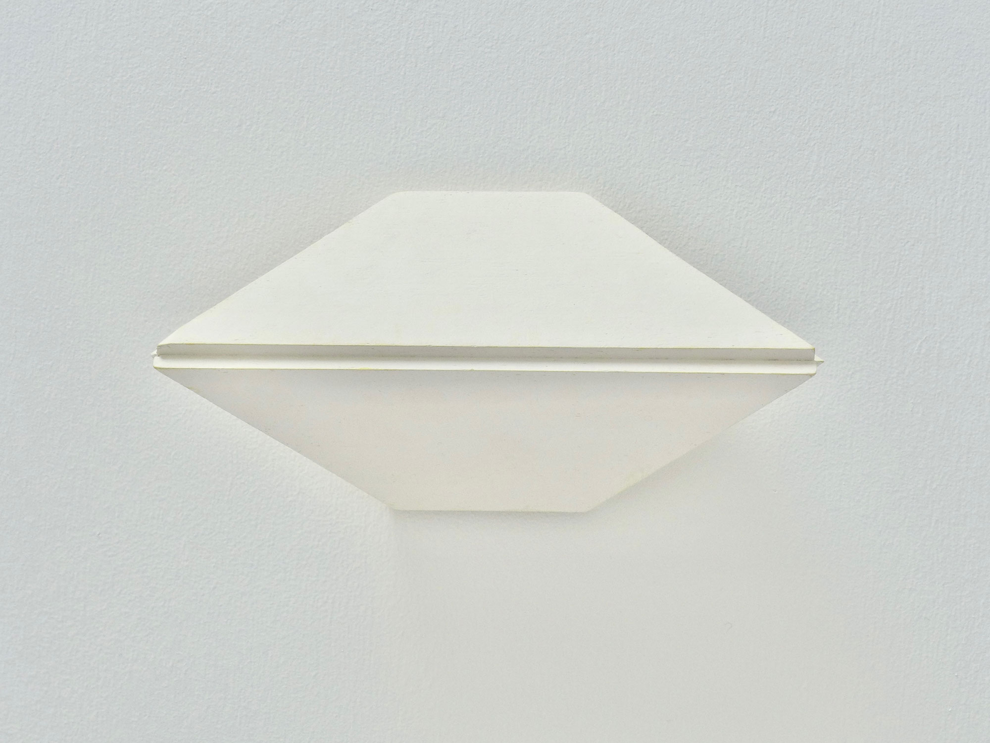Kenneth Dingwall, The Same But II, 2012, gouache on basswood, 11 x 21 x 7cm