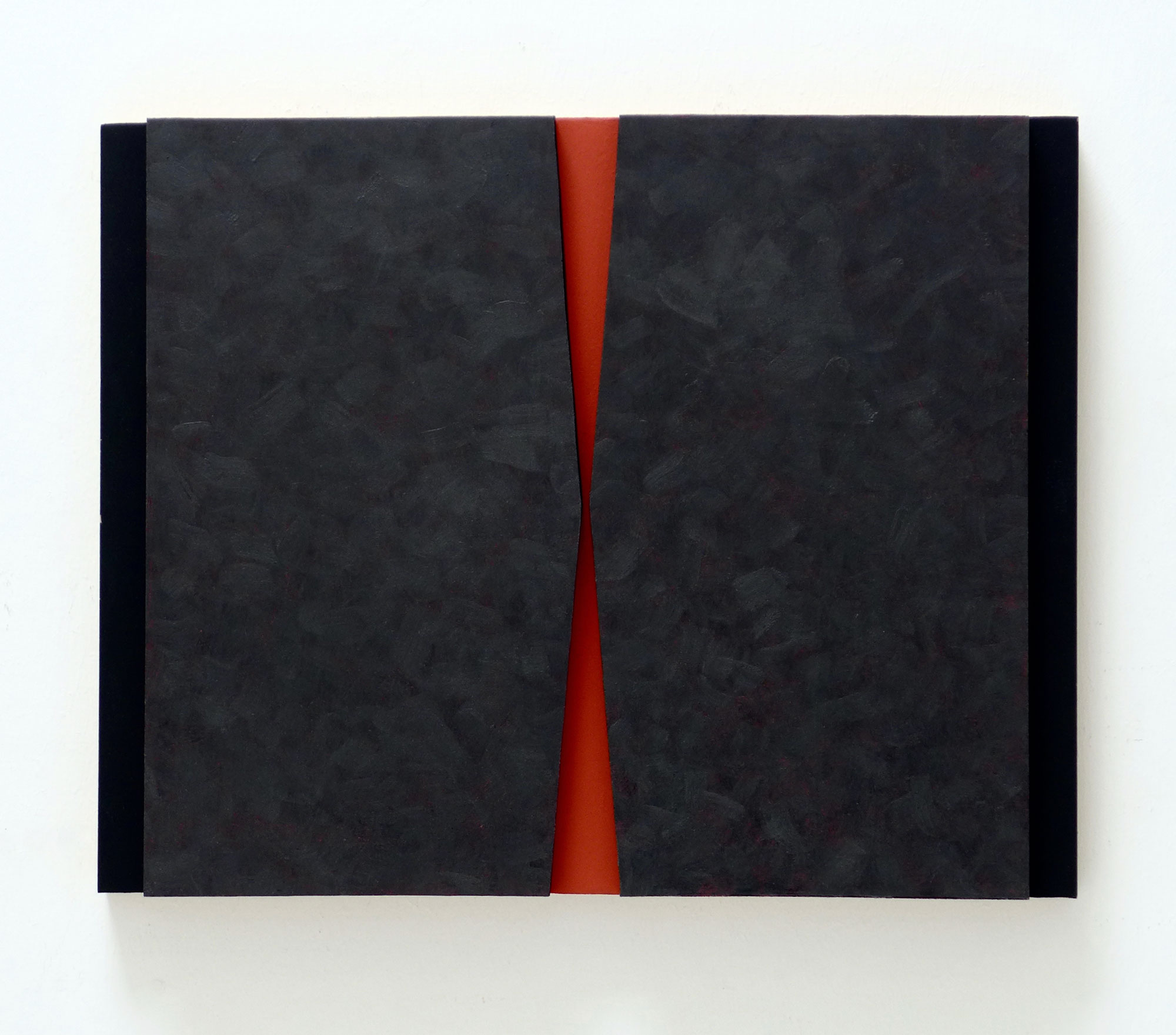 Kenneth Dingwall, Passage Series (IV), 2012, casein and graphite on wood, 30.5cm x 38.5cm x 3cm