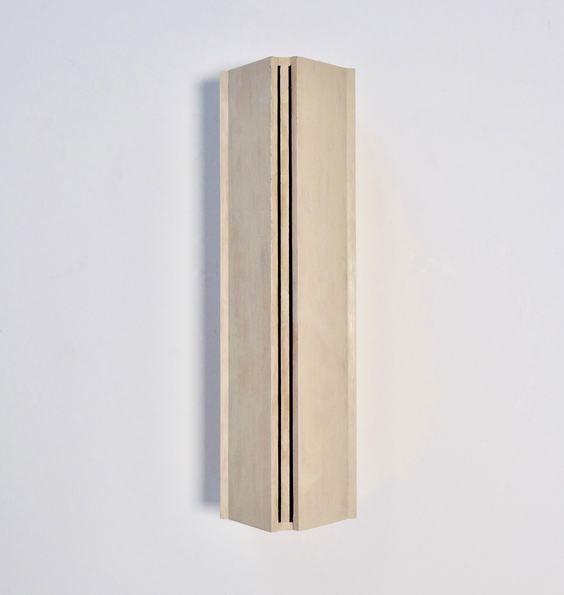 Kenneth Dingwall, Discreet, 2009, acrylic on basswood, 30.4cm x 8.2cm x 10.5cm