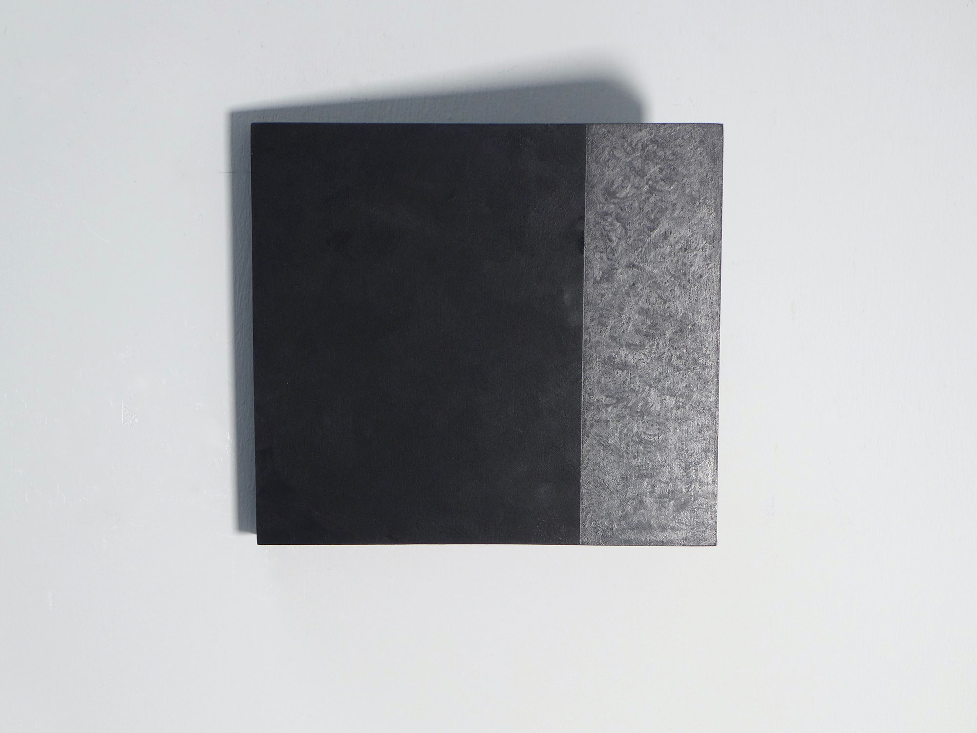 Kenneth Dingwall, A Presence, 2012, wax, casein and graphite on wood, 17cm x 19cm x 10cm