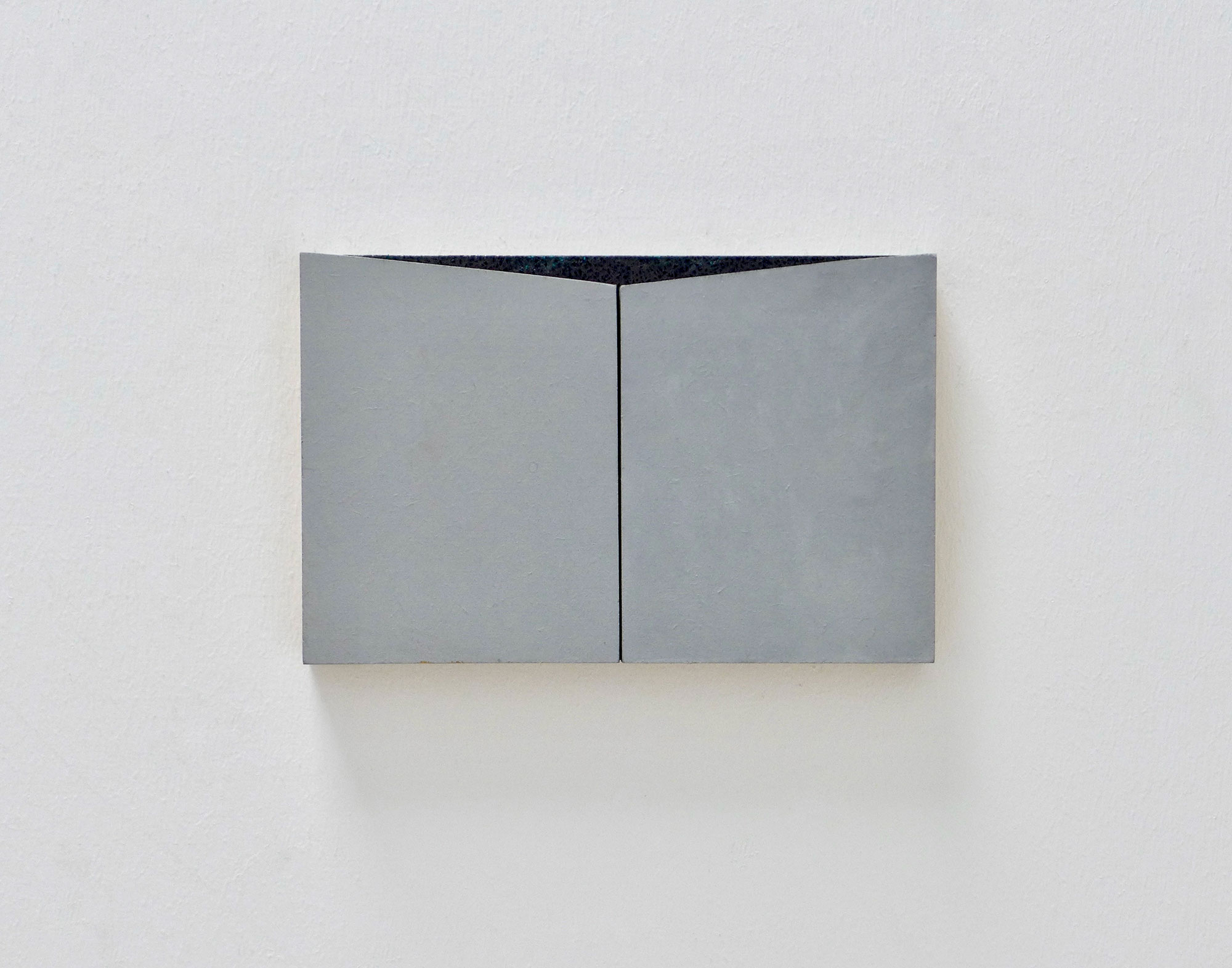 Kenneth Dingwall, Accord III, 2012, graphite and casein on wood, 13cm x 20cm x 2cm