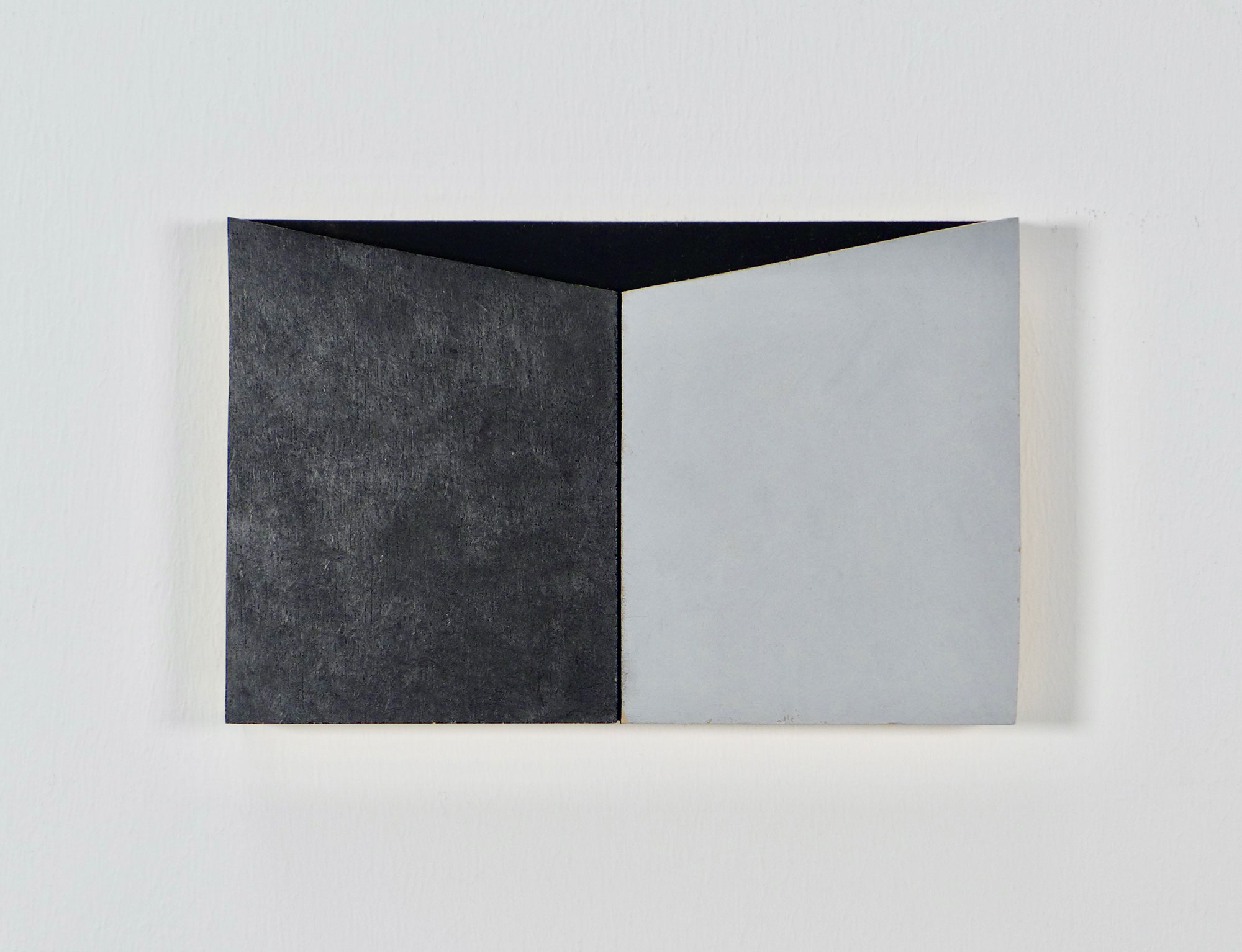 Kenneth Dingwall, Accord I, 2012, graphite and casein on wood, 13cm x 20cm x 2cm