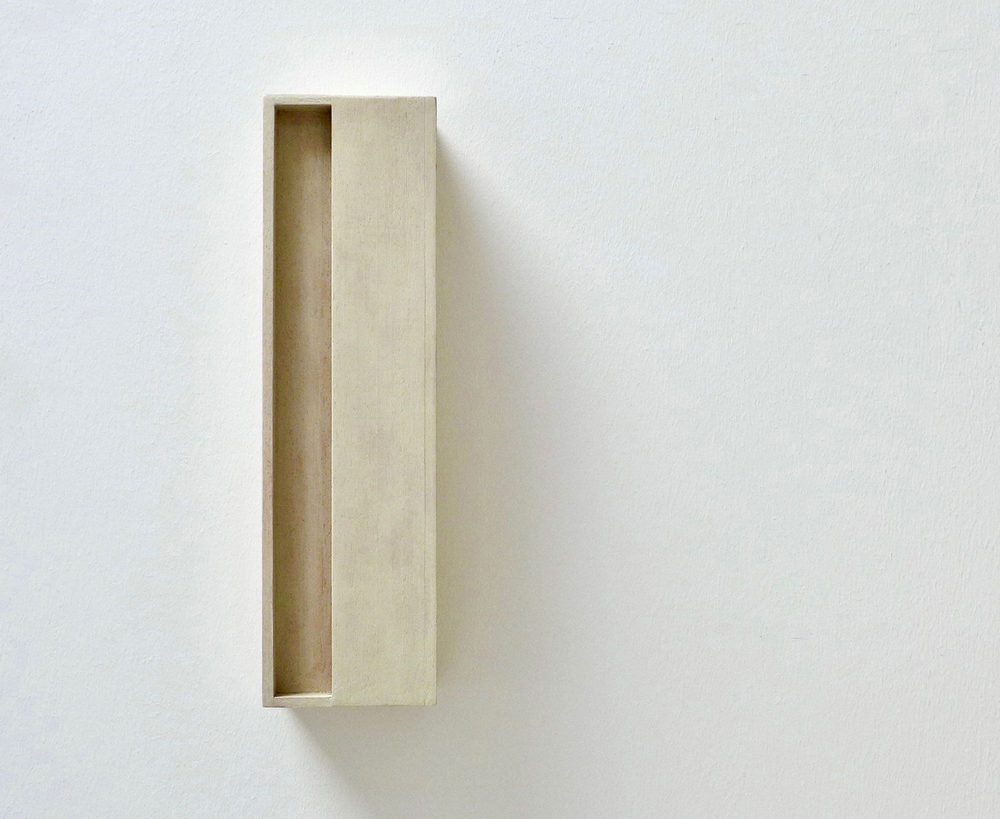 Kenneth Dingwall, Raw Titanium XII, 2009, acrylic on basswood, 30.3cm x 8.3cm x 7.1cm